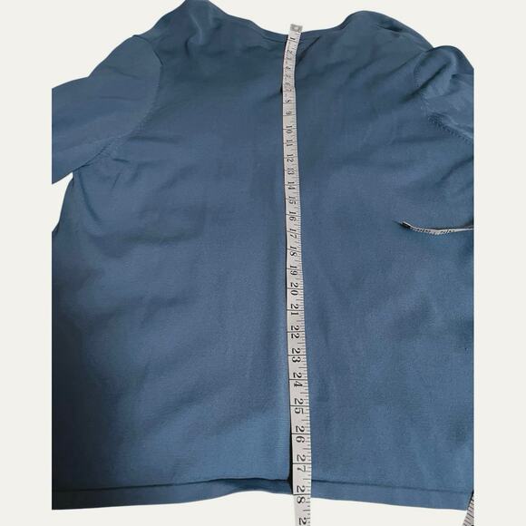 Womans Jones New York Signature 3xRayon Nylon Cardigan V Neck Button Up Pockets - Picture 8 of 11